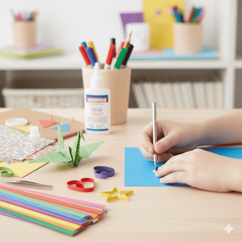 Quilling, Origami si accesorii